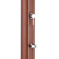 Ducha Solar 32 L Gre aluminium Aspecto Madera DSPS35