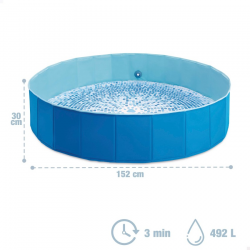 INTEX Foldable Dog Pool Ø152x30 cm
