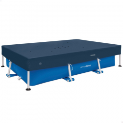 Piscina Desmontable INTEX para Perros con depuradora y rampa 229x152x46cm