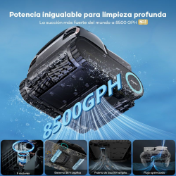 Limpiafondos de Batería AIPER Scuba X1 Pro Max