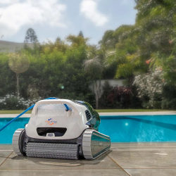 Dolphin Poolstyle 40i CB Robotic Pool Cleaner WiFi App with Caddy