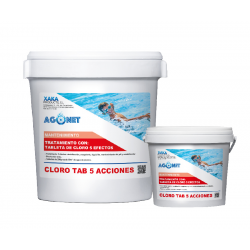 5-in-1 Chlorine Tablets 250g Agonet 5 kg