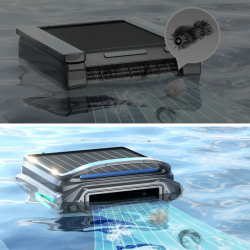 Robot Skimmer E-TRON F1 Wybot robot solar limpiador de superficie