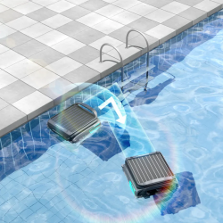 Robot Skimmer E-tron f1 Wybot Robot Solar Limpiador surface