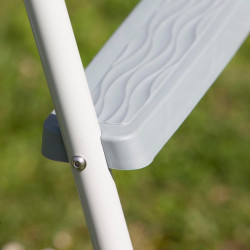 Escalera Piscina Elevada con Plataforma 120-132 cm Gre ET1213