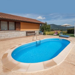 In-Ground Pool GRE Madagascar Oval Kit Complete