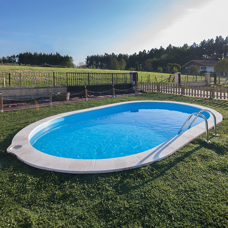 Piscina enterrada Gre Sumatra ovalada en kit Piscina enterrada Gre Sumatra ovalada en kit