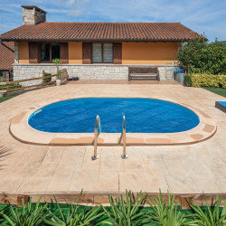 Thermal Cover for In-Ground GRE Oval