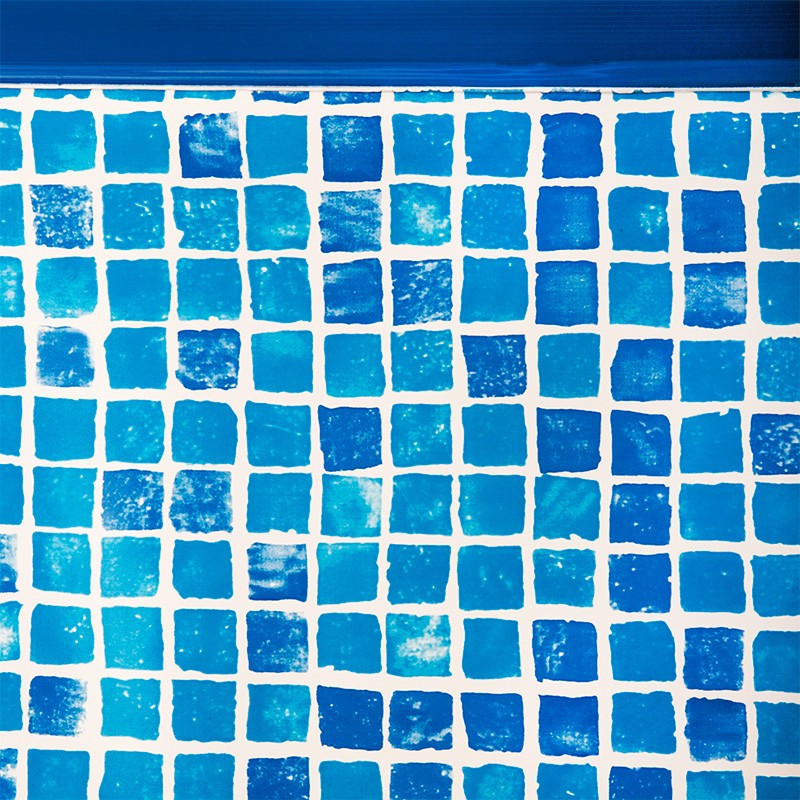 Liner Gresite piscina Gre ovalada 50/100 Altura 132 cm con sistema Colgante