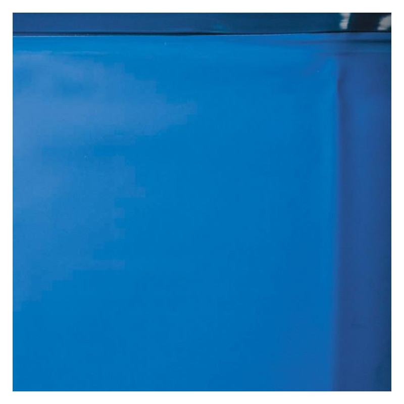 Liner Azul piscina Gre redonda 40/100 Altura 132 cm con Sistema Colgante