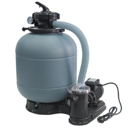 Filter Sand GRE Kit Pool Filter with Pre-filter and Pump