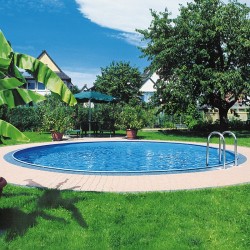 Pool Enterrada Gre Sumatra Circular Kit Completo