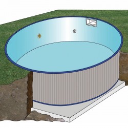 In-Ground Pool GRE Sumatra Circular Kit Complete