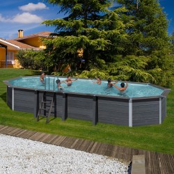 Above-ground pool Composite Gre Avantgarde Ovalada