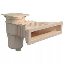 Skimmer Norm 17.5 L square lid for Concrete Pools
