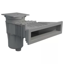 Skimmer Norm 17, 5 L. cover cuadrada for pool concrete