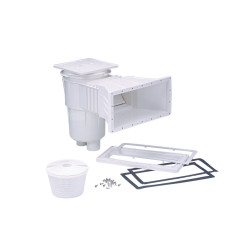 17.5 L skimmer with wide-mouth throat liner and Prefabricated Pools.