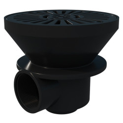 Round Main Drain with Standard 2" Thread for Concrete Pools