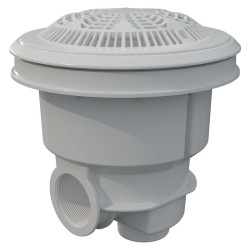 NORM Main Drain with Anti-Vortex Grille for liner and Prefabricated Pools