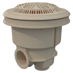 NORM Main Drain with Anti-Vortex Grille for liner and Prefabricated Pools