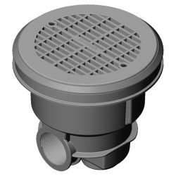 NORM ABS Main Drain with Flat Grille for liner and Prefabricated Pools AstralPool