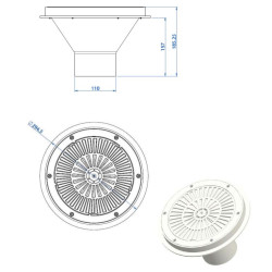 Nozzle fondo 3? regulable