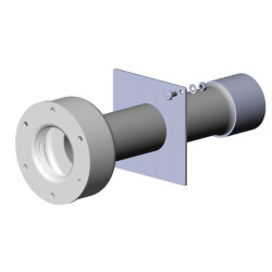Wall Fitting for Interchangeable Nozzles