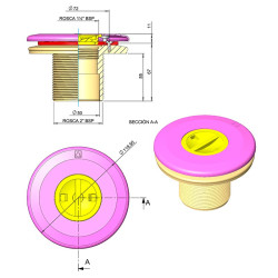Suction Inlet for liner Pools