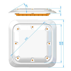 Cover antivortex extraplana