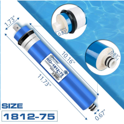 RO Membrane Doméstico Ro 1812-75 Gpd
