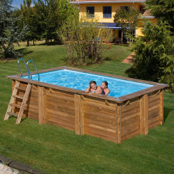 Pool timber GRE Sunbay Marbella 2 4,20 X 2,70 X H. 1,17 M