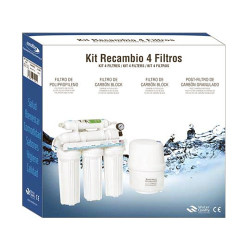 Replacement set 4 filtros ósmosis inversa