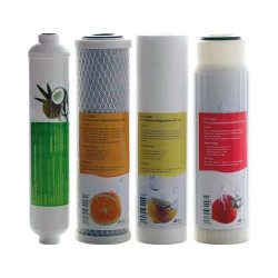 Replacement set 4 filtros ósmosis inversa