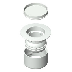 Body nozzle Net´n´clean with Rótula for Concrete Pools