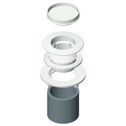 Body boquilla Net´N´Clean fija for pool poliéster