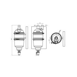 Kit para instalación en pared Hydrospin