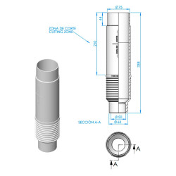 Wall Socket Adjustable Pool Floor Return Inlet Oscillating Tube Reducer Net'n'clean AstralPool