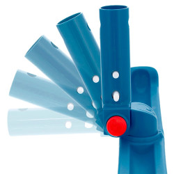 Brush Pared (48cm) Handle adjustable (clip) Blue Line