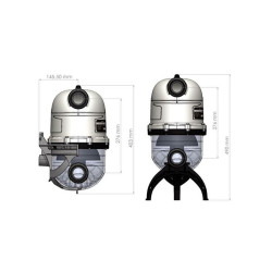 Prefilter Hidrociclónico Hydrospin Compact AstralPool