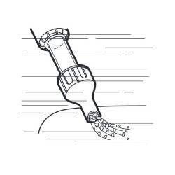 Pool cleaner Suction Manual Zodiac Spa Wand for pools and spas