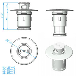 Kit conjunto interior boquilla Net'N'Clean AstralPool