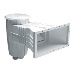 Skimmer 15 Litres wide-mouth throat circular lid Pool liner and Prefabricated AstralPool