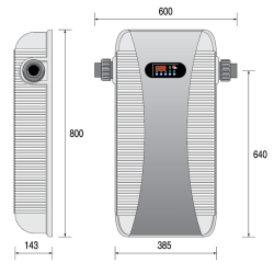 Calentador Electric Zodiac RE/ U