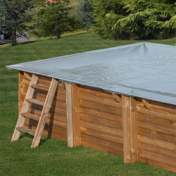 Cover Invierno for Pool Madera Gre Sunbay Rectangular