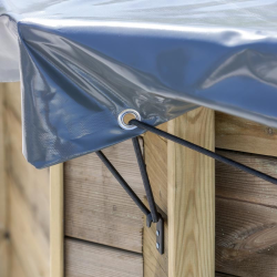 Cover Invierno for Pool Madera Gre Sunbay Rectangular