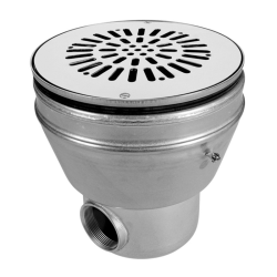 Main Drain Pisc. Pref. Circular AISI-316 Sal. 2''