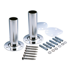 Conjunto 2 anclajes desmontables con pletina AISI 316