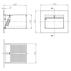 Cesto for Skimmer a201 and a202 AISI-316