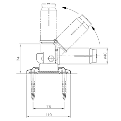 Anchor Articulated with Pletina for Ladder Pool
