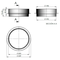 Distanciador Lid Skimmer 15 L AstralPool